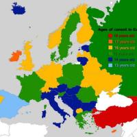 Age of Sexual Consent in Europe